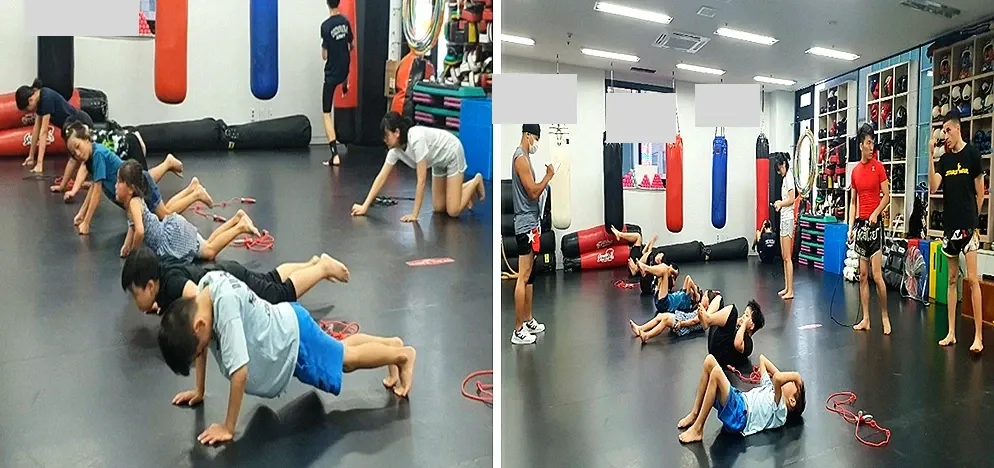 과거 수련 기록 사진 (이전 체육관 정보 편집)
